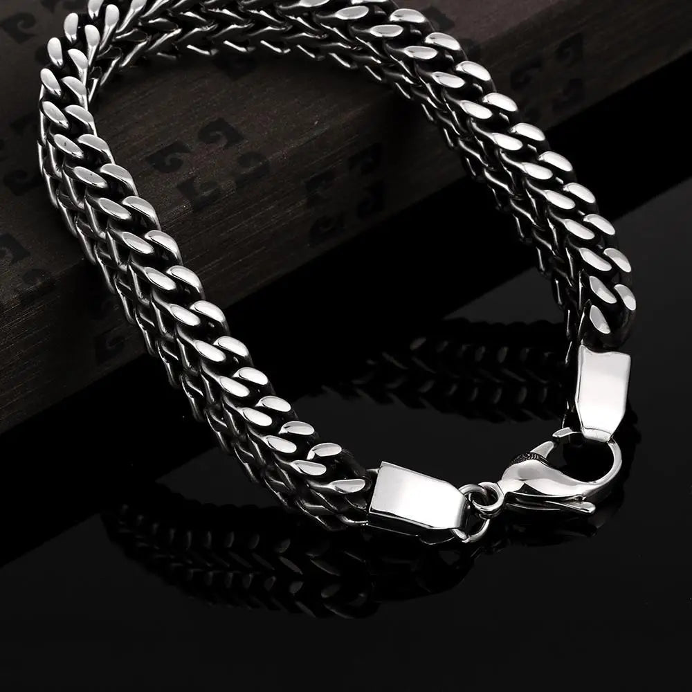 Stainless Steel Forever Braided Bracelet