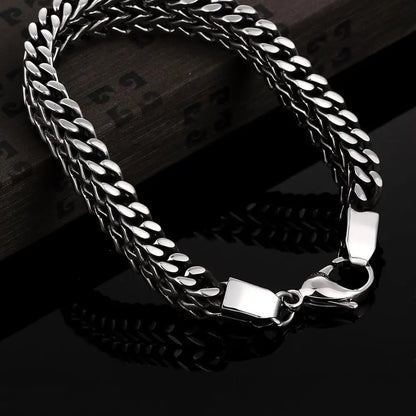 Stainless Steel Forever Braided Bracelet