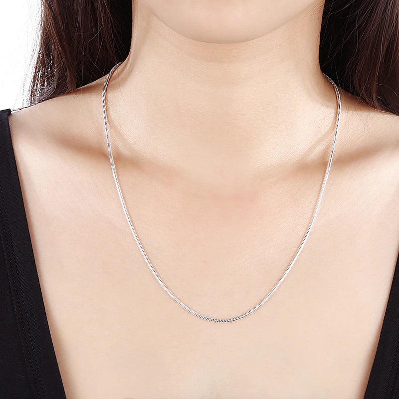 Snake Charm Bead Necklace