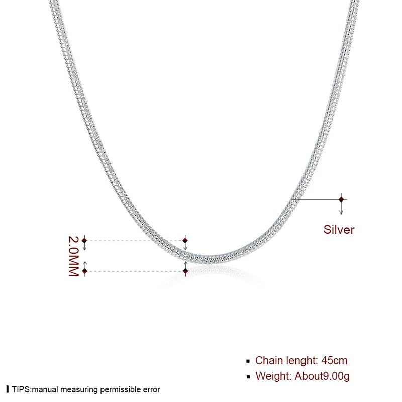 Snake Charm Bead Necklace