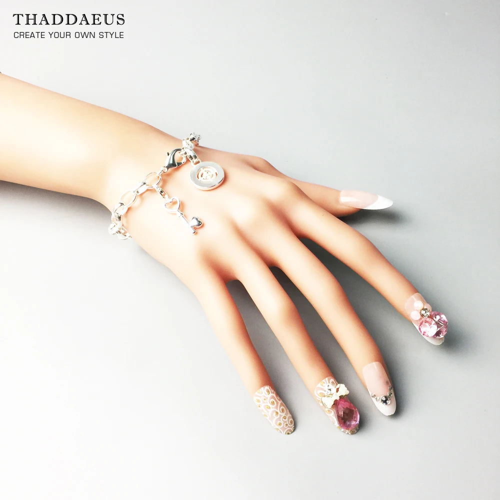Cross Link Chain Bracelet