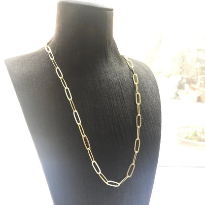 Slim Clasp Charm Necklace