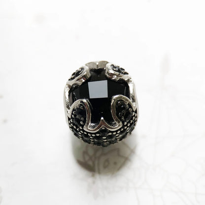 Black Lotus Charm Bead