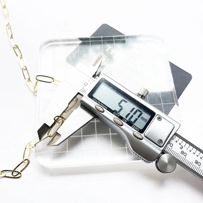 Slim Clasp Charm Necklace