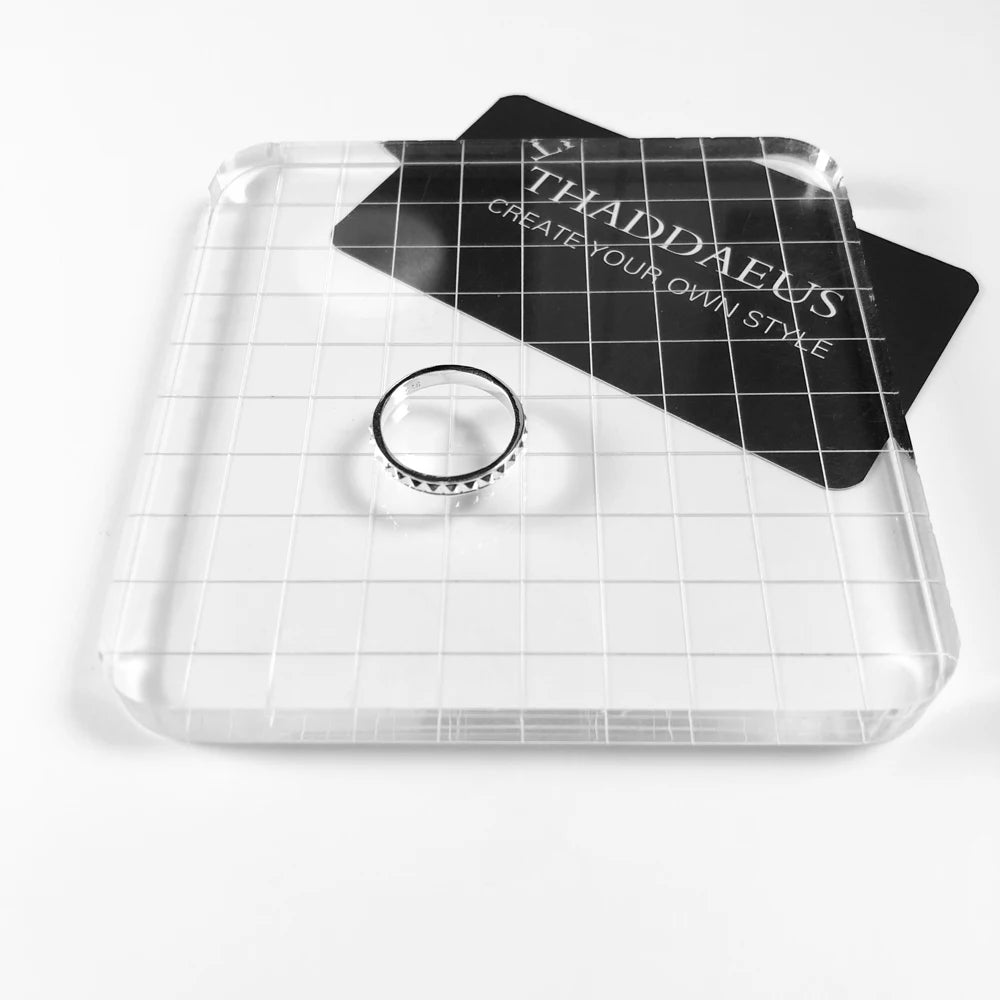Pyramid Texture Ring