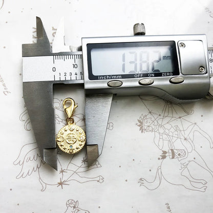 Golden Lucky Coin Charm