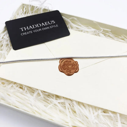 Snake Charm Bead Necklace