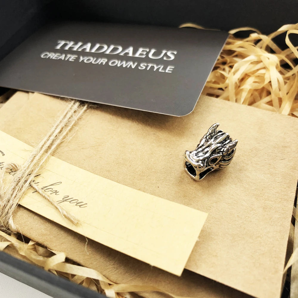 Dragon's Head Charm Bead