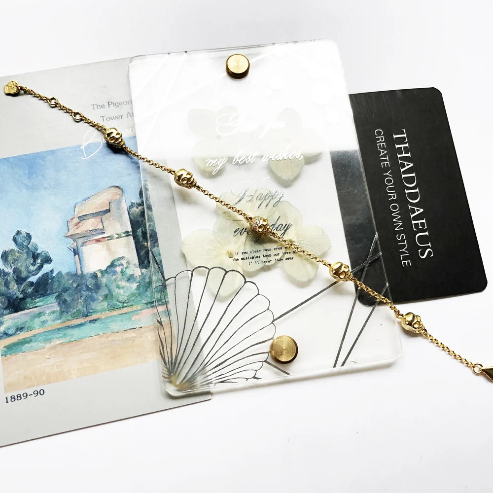 Gold Skeleton Bracelet