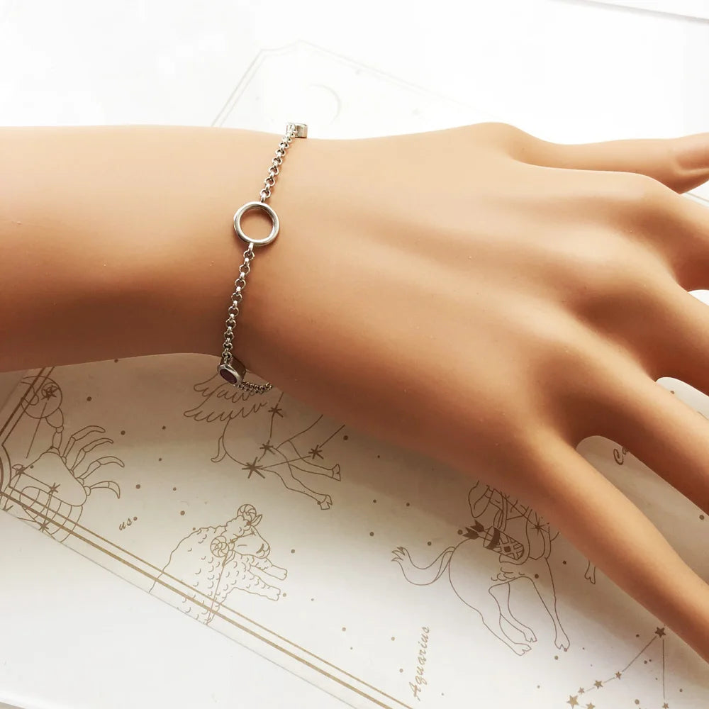 Galaxy Charm Link Bracelet