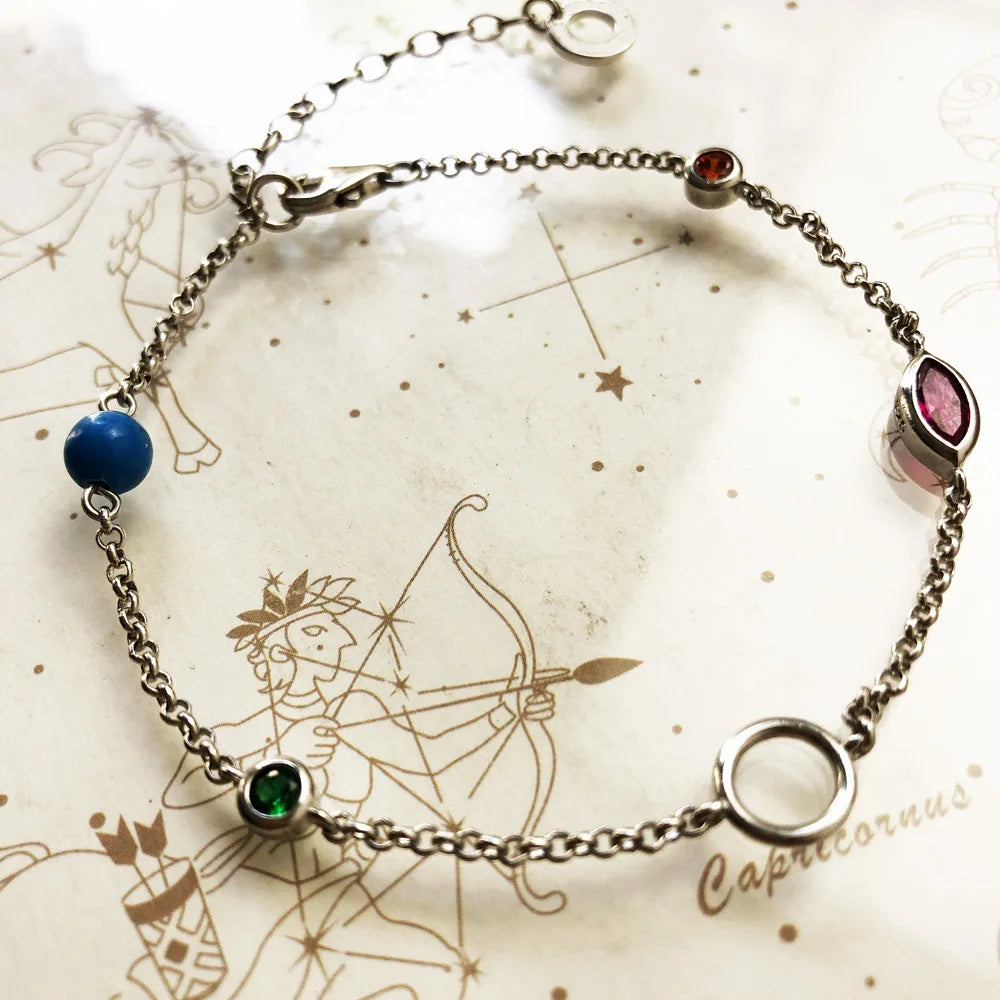 Galaxy Charm Link Bracelet