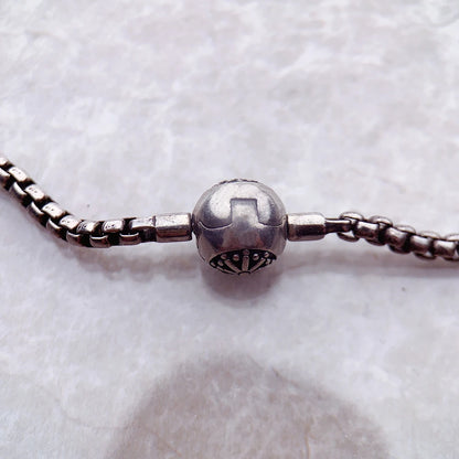 Thick Karma Charm Bracelet