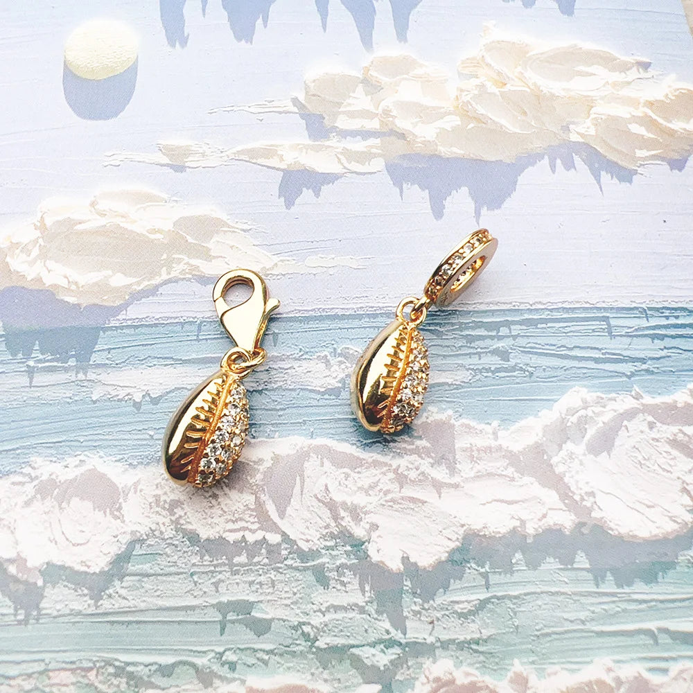 Golden Shell Charm