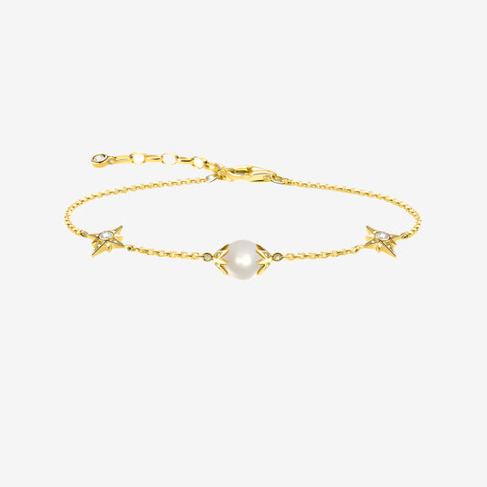 Stardust Pearl Link Bracelet