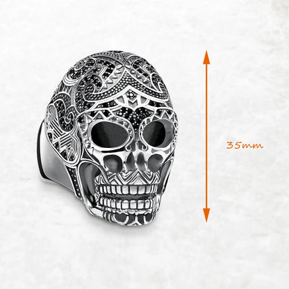 Maori Skull Ring