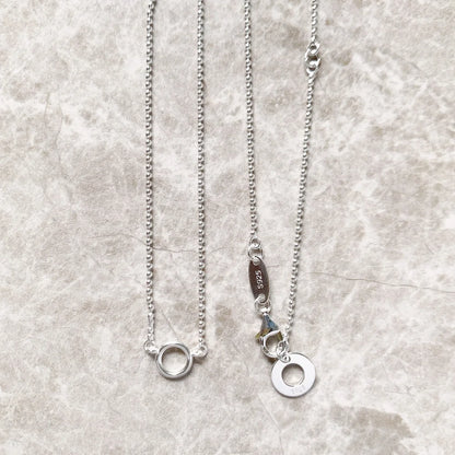 Slim Hoop Necklace