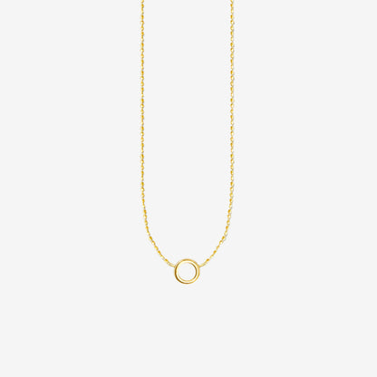 Gold Hoop Necklace