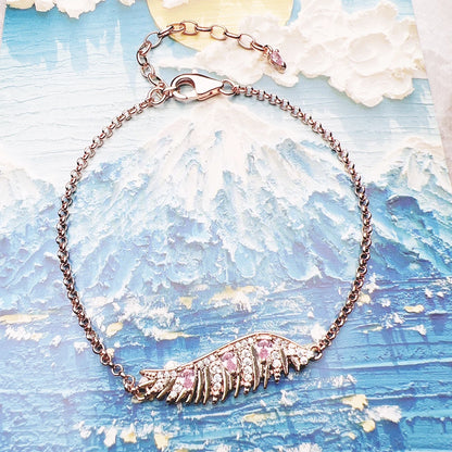 Rose Gold Phoenix Link Bracelet