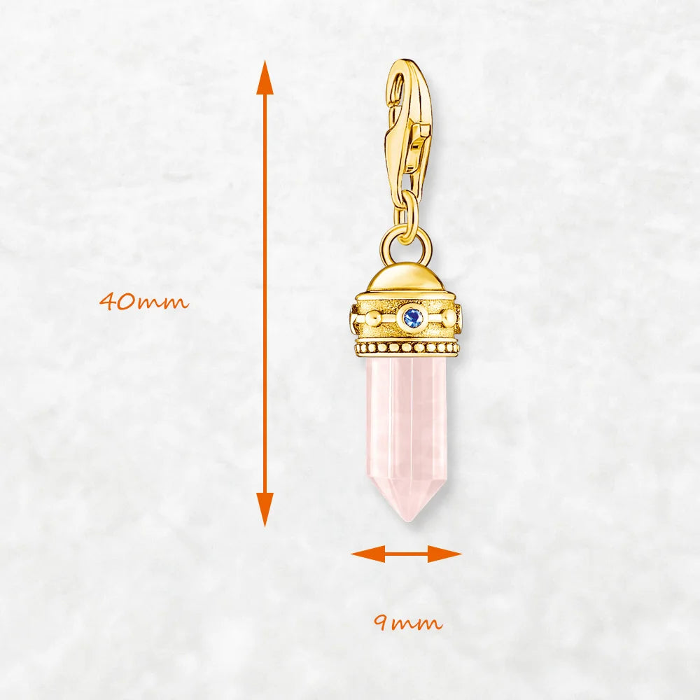 Rose Quartz Charm