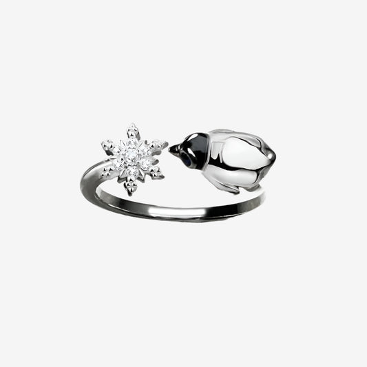Snow Day Penguin Ring