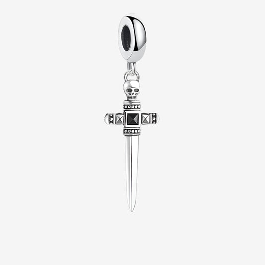 Skull Sword Charm