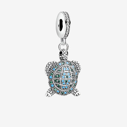 Blue Turtle Charm