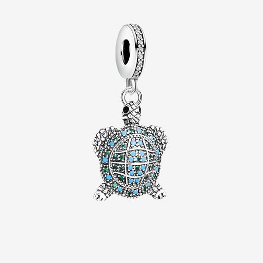 Blue Turtle Charm