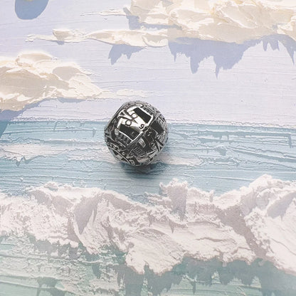 Mayan Calendar Charm Bead