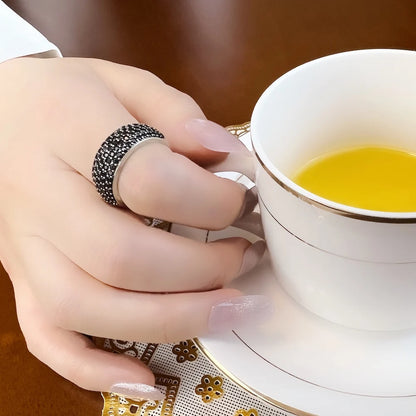 Black Pave Ring