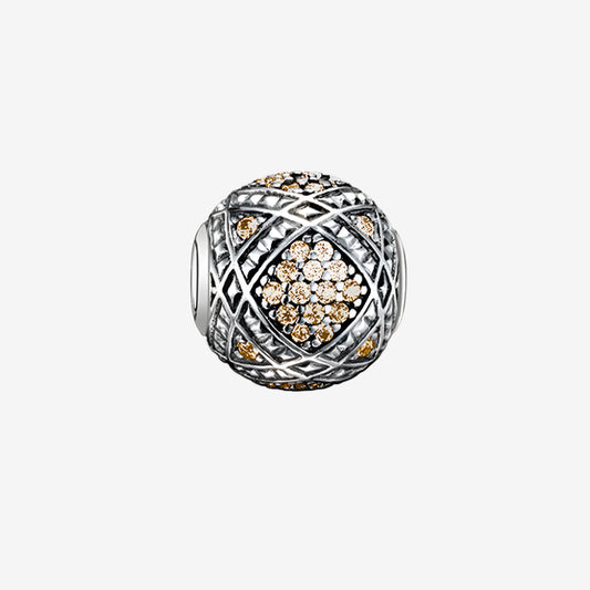 Champagne Charm Bead