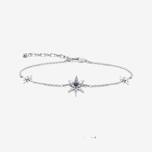 Lucky Royalty Star Link Chain Bracelet