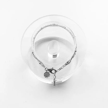 Wheel Wire Chain Charm Uni-Bracelet