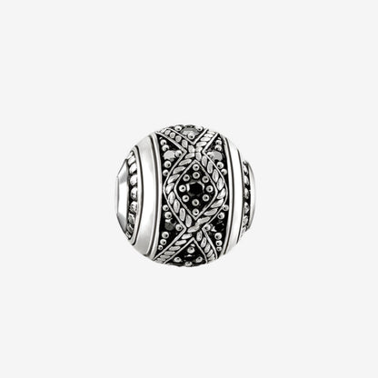 Wave Path Charm Bead