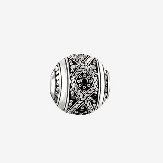 Wave Path Charm Bead