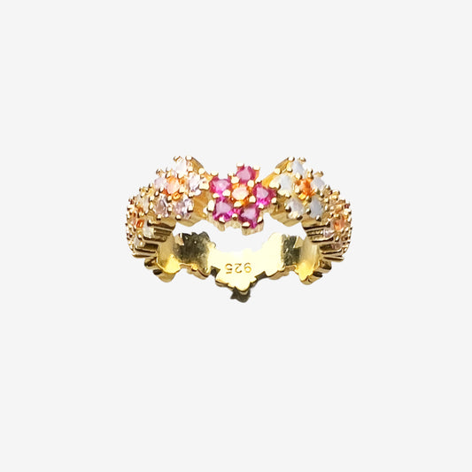 Flowers Halo Ring