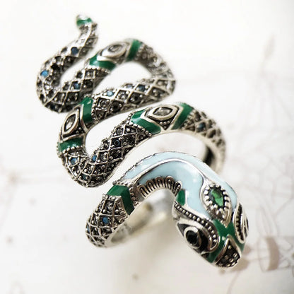 Bohemia Adjustable Snake Ring