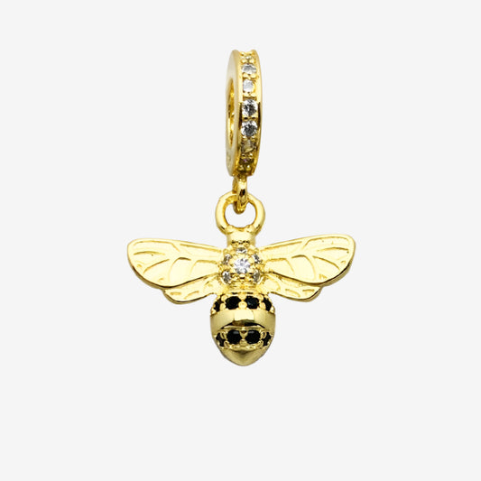 Golden Wasp Charm