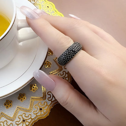 Black Pave Ring