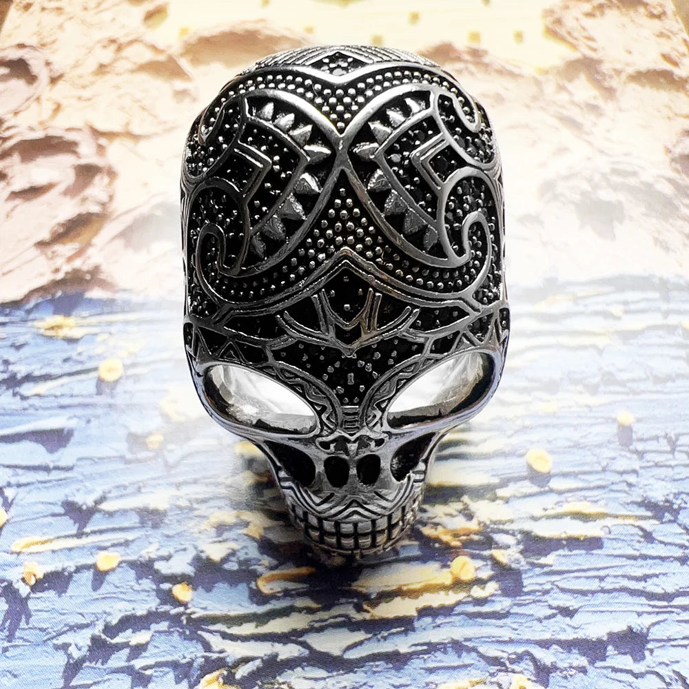 Maori Skull Ring