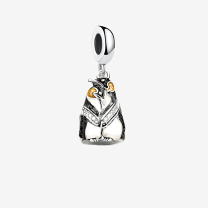 Emperor Penguin Couple Charm
