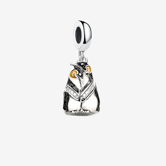 Emperor Penguin Couple Charm