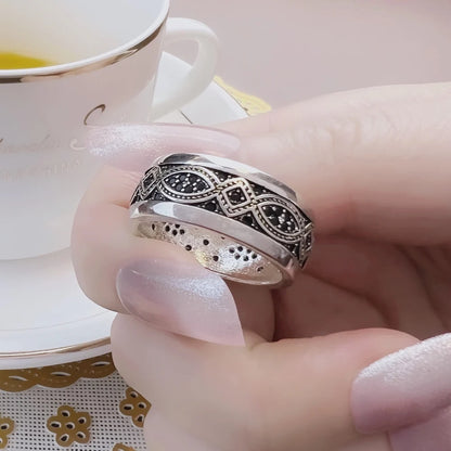 Love Knot Wave Ring
