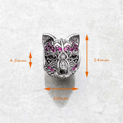 Fox Mask Charm Bead