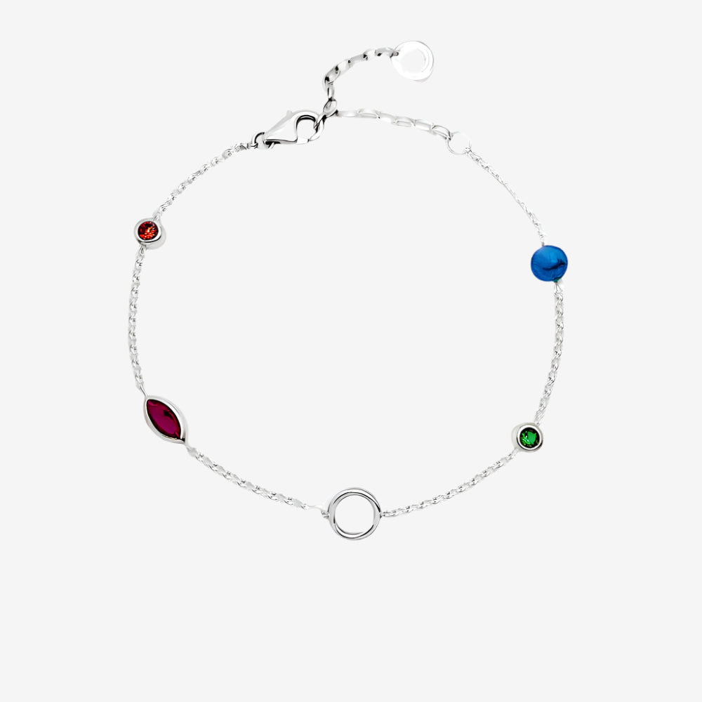 Galaxy Charm Link Bracelet