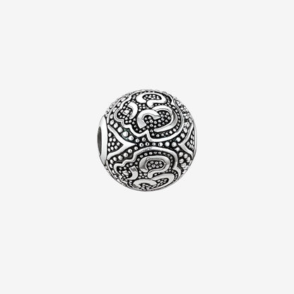 Paved Buddha Charm Bead