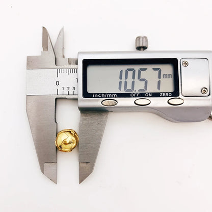 Gold World Charm Bead