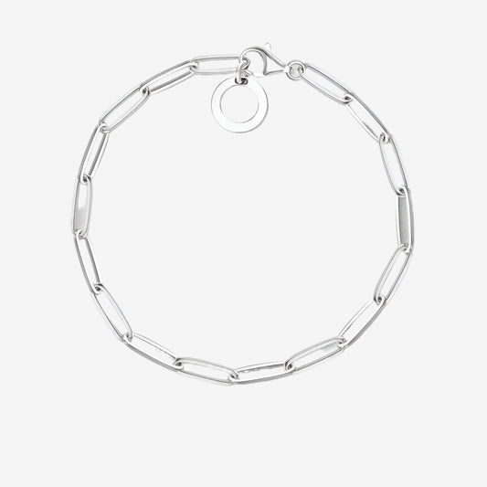 Link Clasp Charm Bracelet