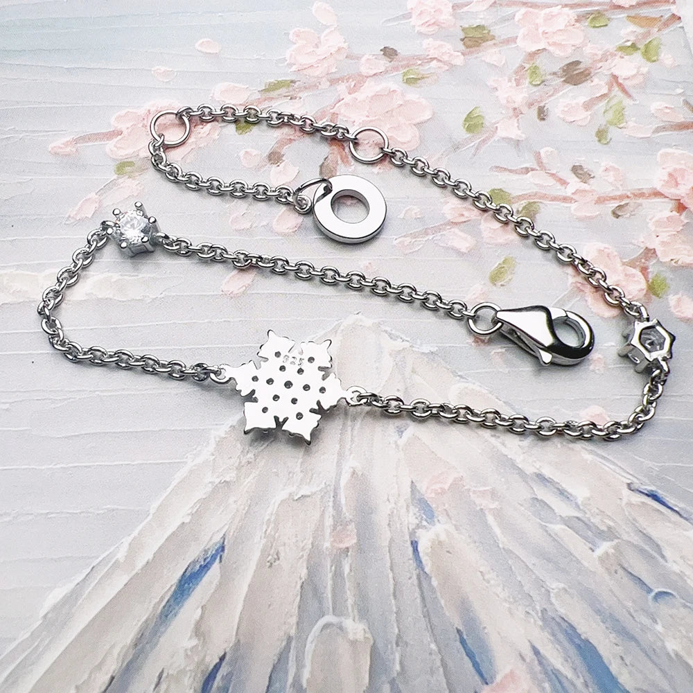 Snowflake Link Bracelet