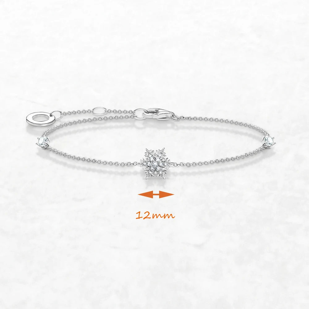 Snowflake Link Bracelet