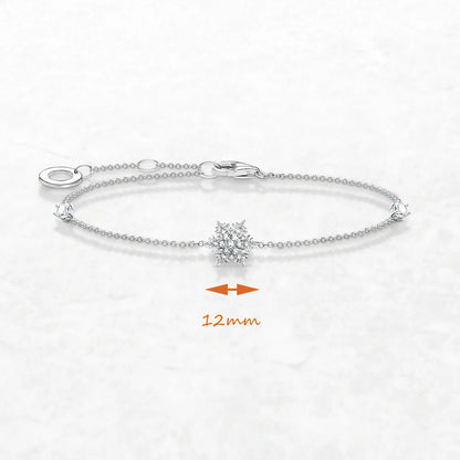 Snowflake Link Bracelet